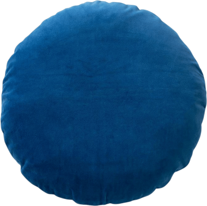 Velvet + Wool Circle Pillow