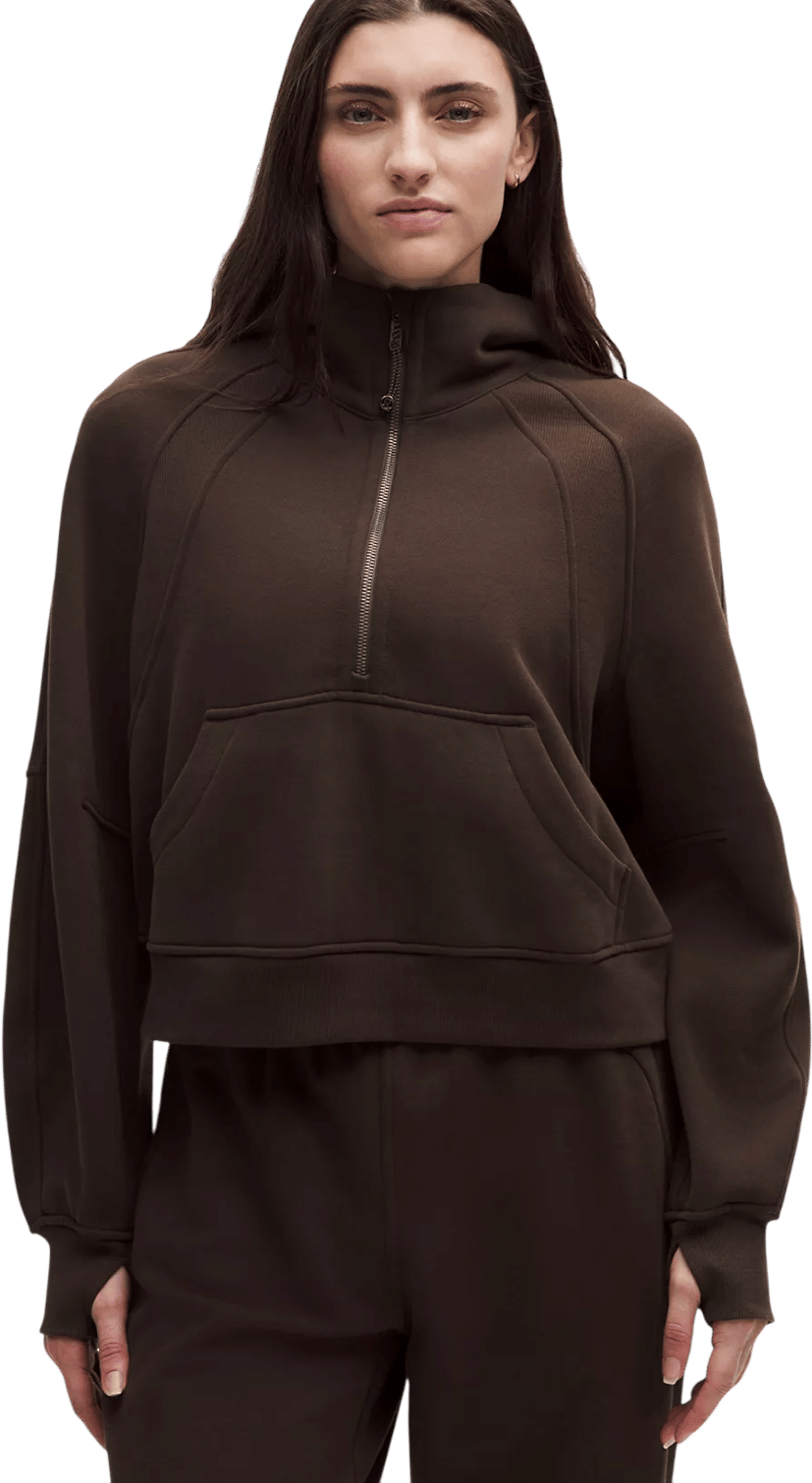 Scuba Oversized Half-Zip Hoodie