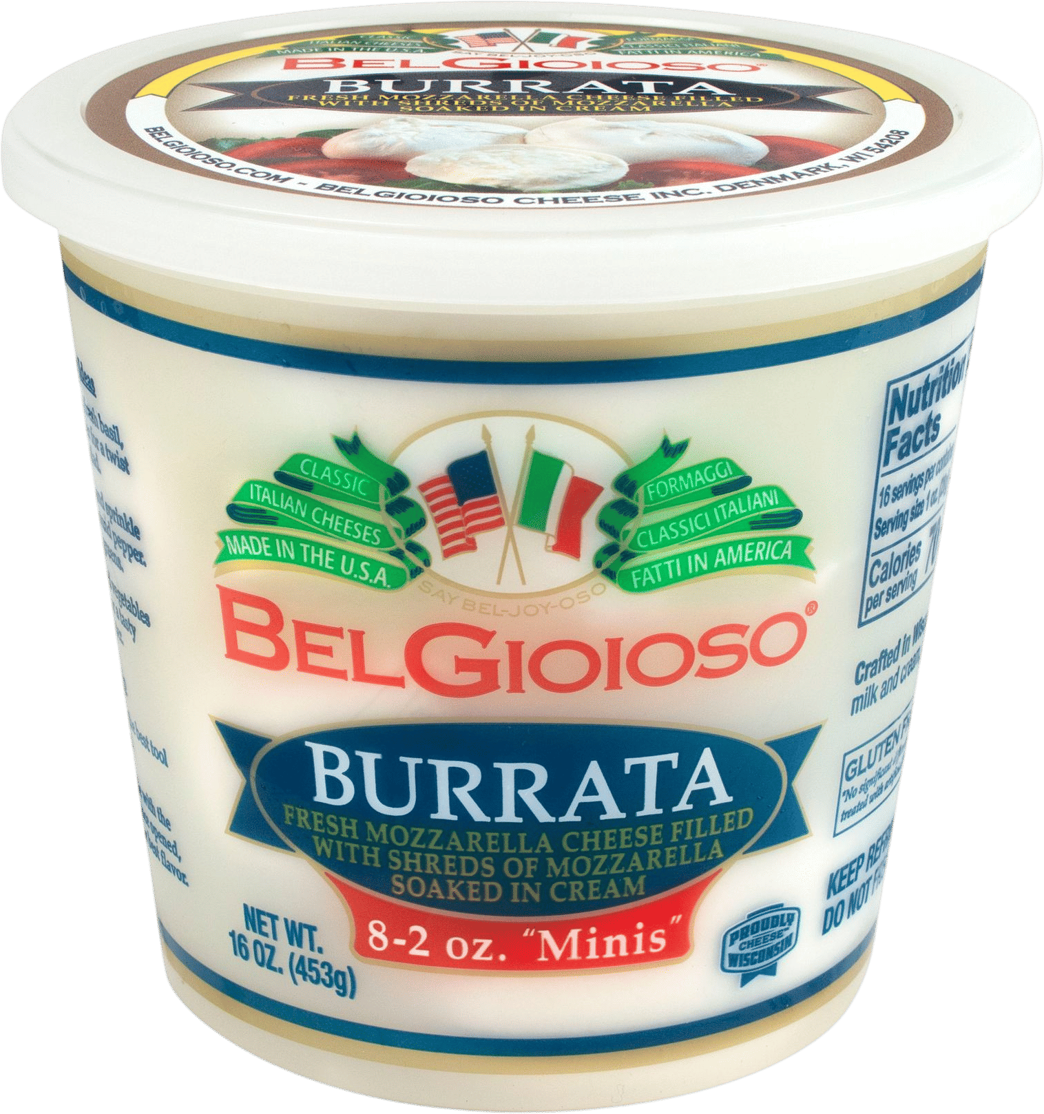  2 oz. mini burrata | BelGioioso