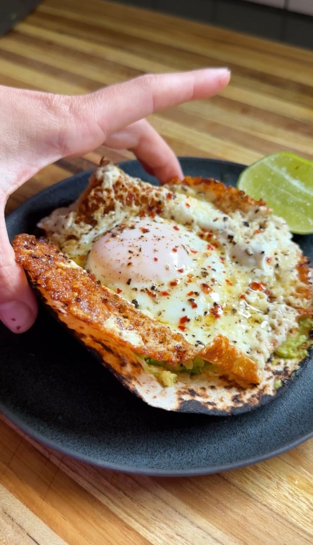 feta fried egg breakfast tacos