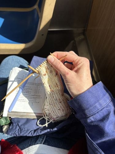 Knit on public transit