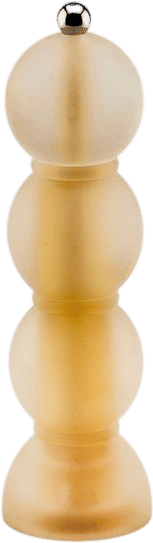 Amber Frosty Bobbin Salt or Pepper Mill