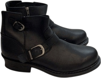 Durango DCDB023 Black Leather Harness Boots
