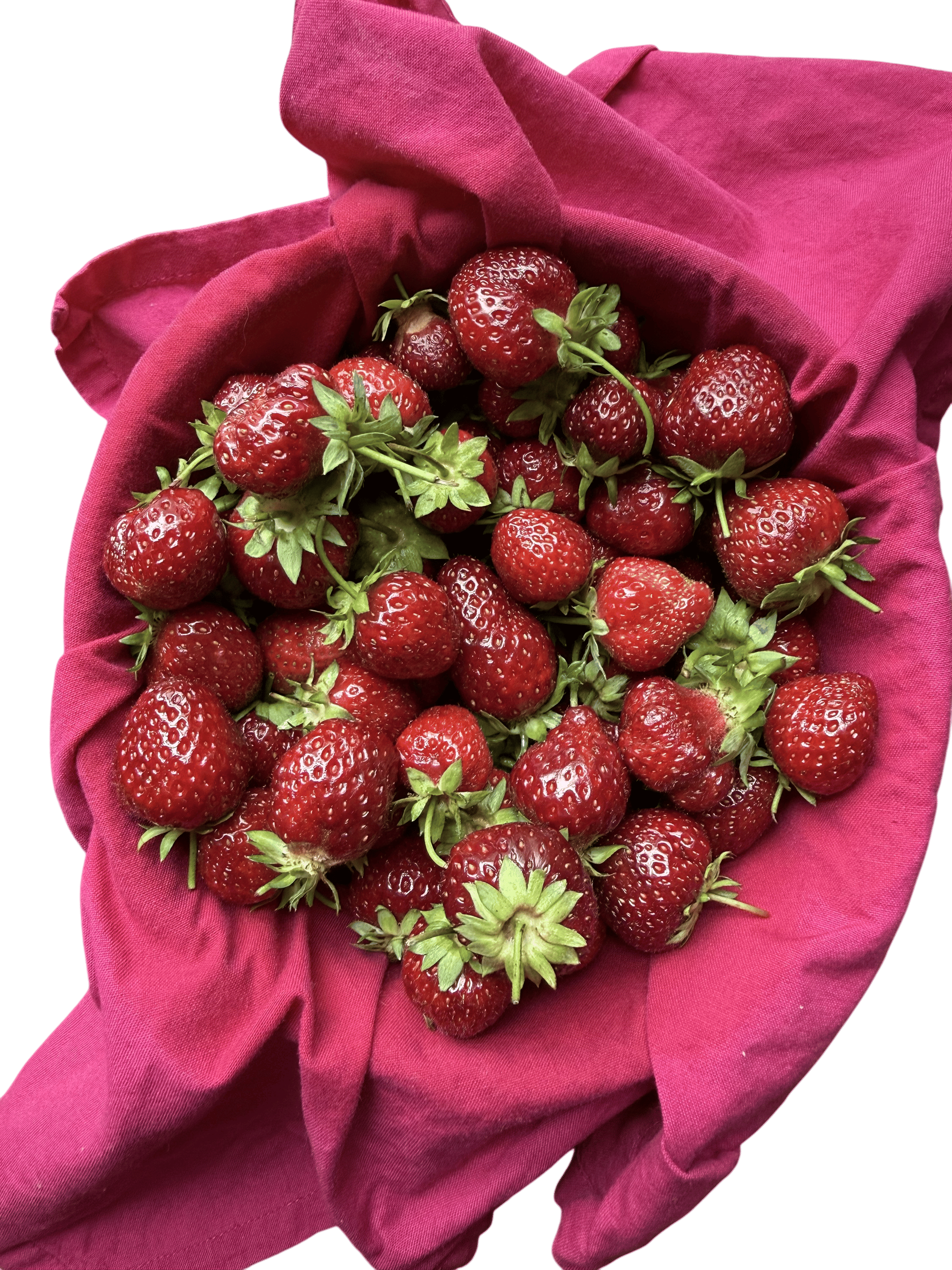 real strawberries