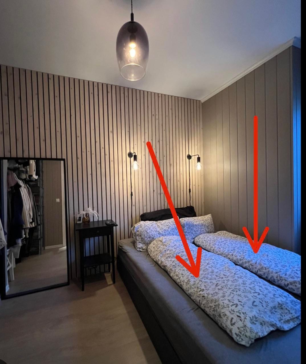 two duvets if you're sharing a bed
