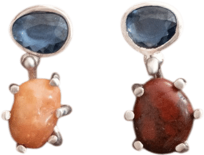 Sapphire Rock Collection Earrings