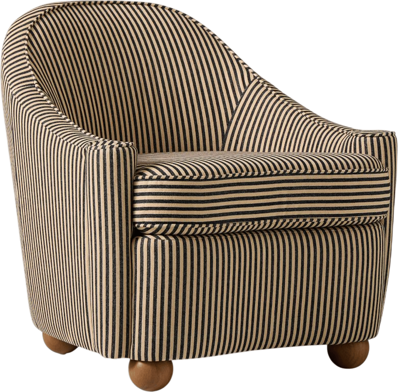 West Elm Curved Slipper Chair