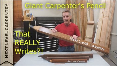 Giant Carpenter's Pencils that REALLY Write!