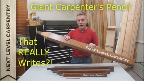 Giant Carpenter's Pencils that REALLY Write!