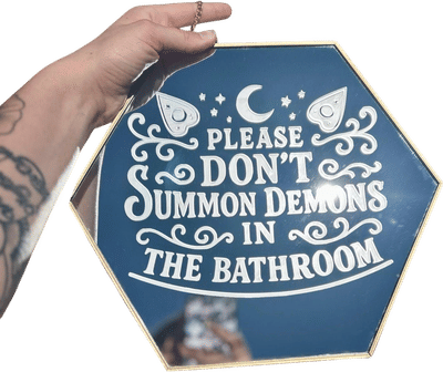 Please Don't Summon Demons Wall Decor