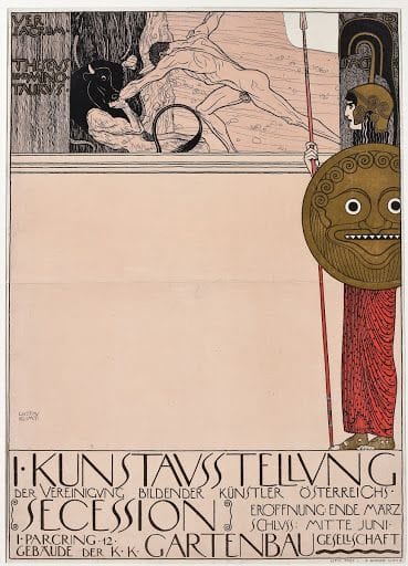 Gustav Klimt - Poster for the First Secession Exhibition