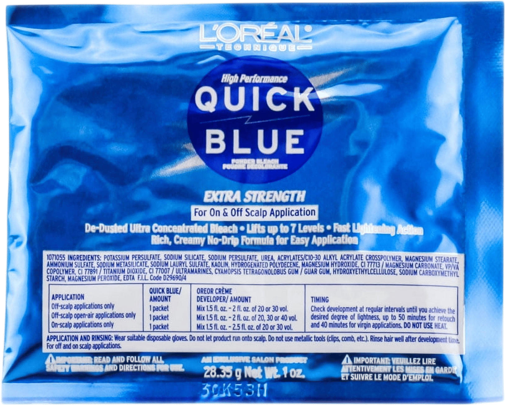 quick blue bleach