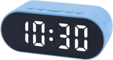 Digital clock on your nightstand
