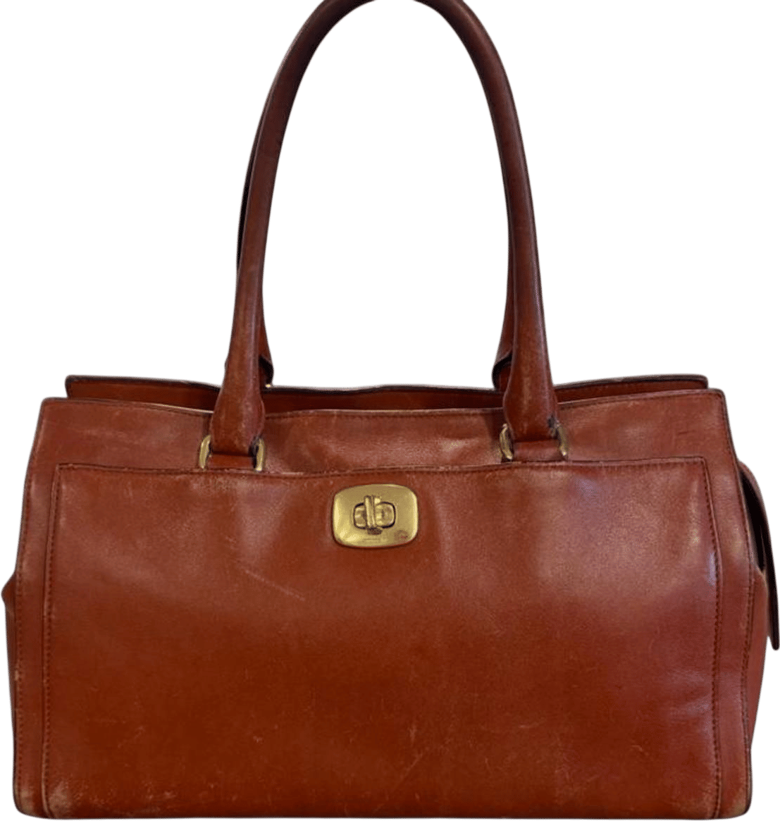 Coach New York Vintage Leather Top Handle Satchel