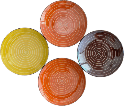 Vintage Japanese Lacquerware Plates