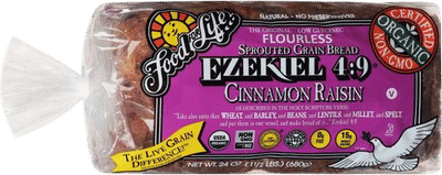 Ezekiel 4:9 Sprouted Cinnamon Raisin Bread