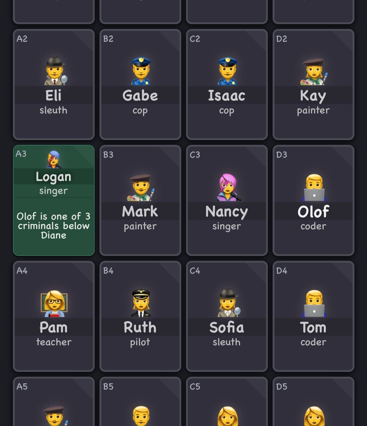 Clues by Sam
