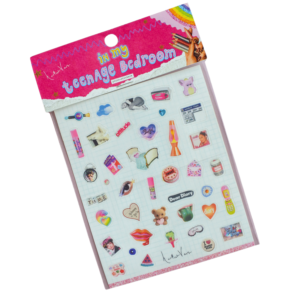In My Teenage Bedroom Picto-Sticker Sheet