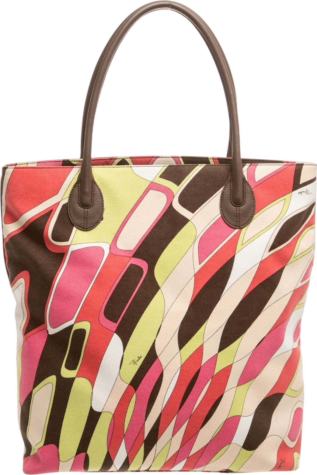 Emilio Pucci Canvas Tote