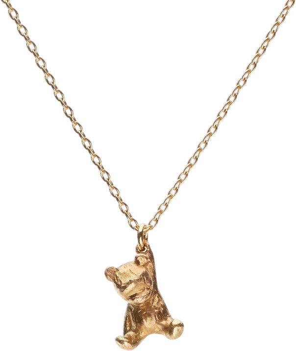 Little Bear Yellow Gold Necklace