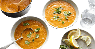 Lemony Red Lentil Soup Recipe