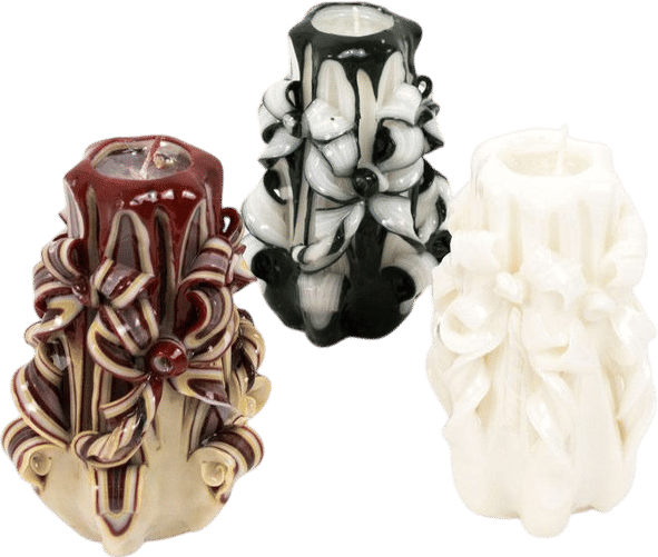 Hand Carved Pillar Candle