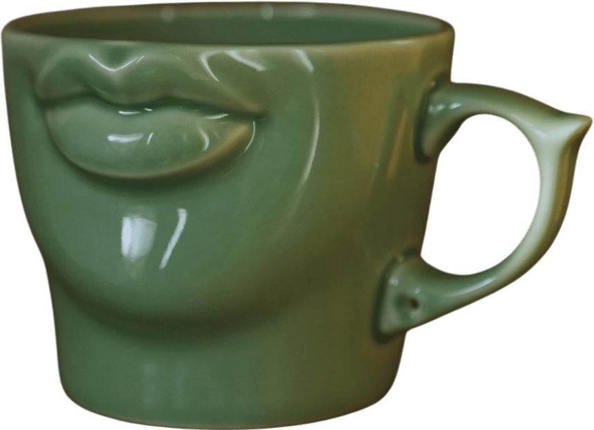 LIPS MUG JADE