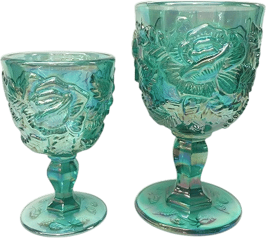 No dice on non-glass, but wine goblets from the Madonna Inn are sturdy, playful, and a conversation starter.