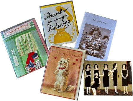 Stock up on  various cards