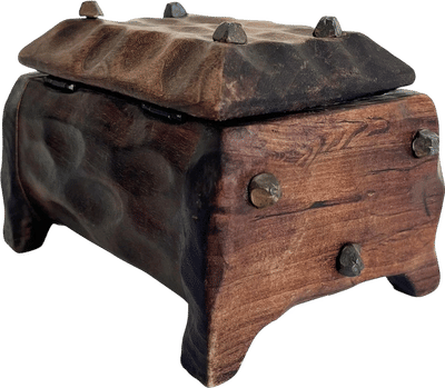 Vintage Brutalist Wood Box
