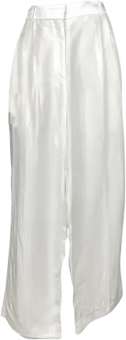 Linen pants by "100% Capri" White size 38 FR