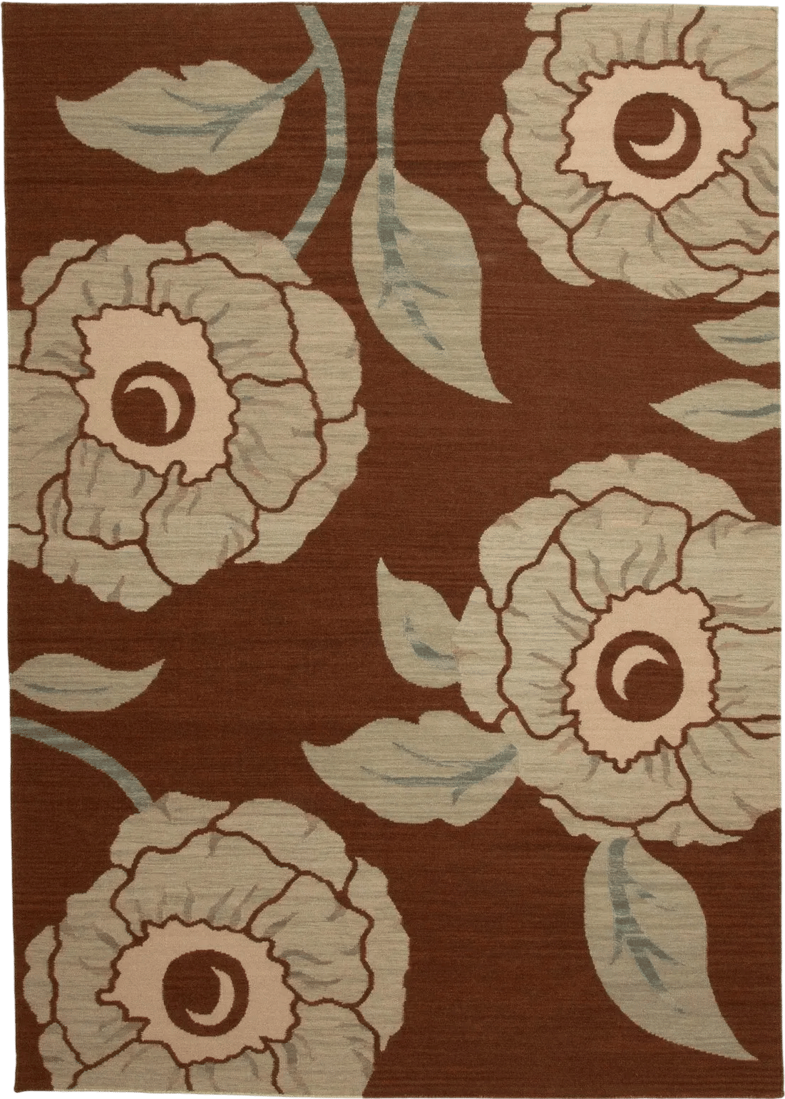 Vintage Hand-Woven Oriental Area Rug (5' 8" x 7' 8")