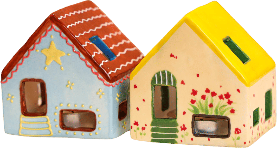 Porcelain Mini Houses
