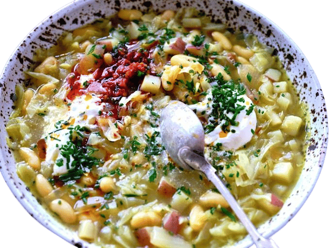Rustic Cabbage Soup (101 Cookbooks)