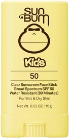 Sun Bum Kids' Clear Sunscreen Face Stick SPF 50