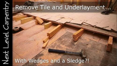 Tools for Removing Ceramic Tile the SMART Way