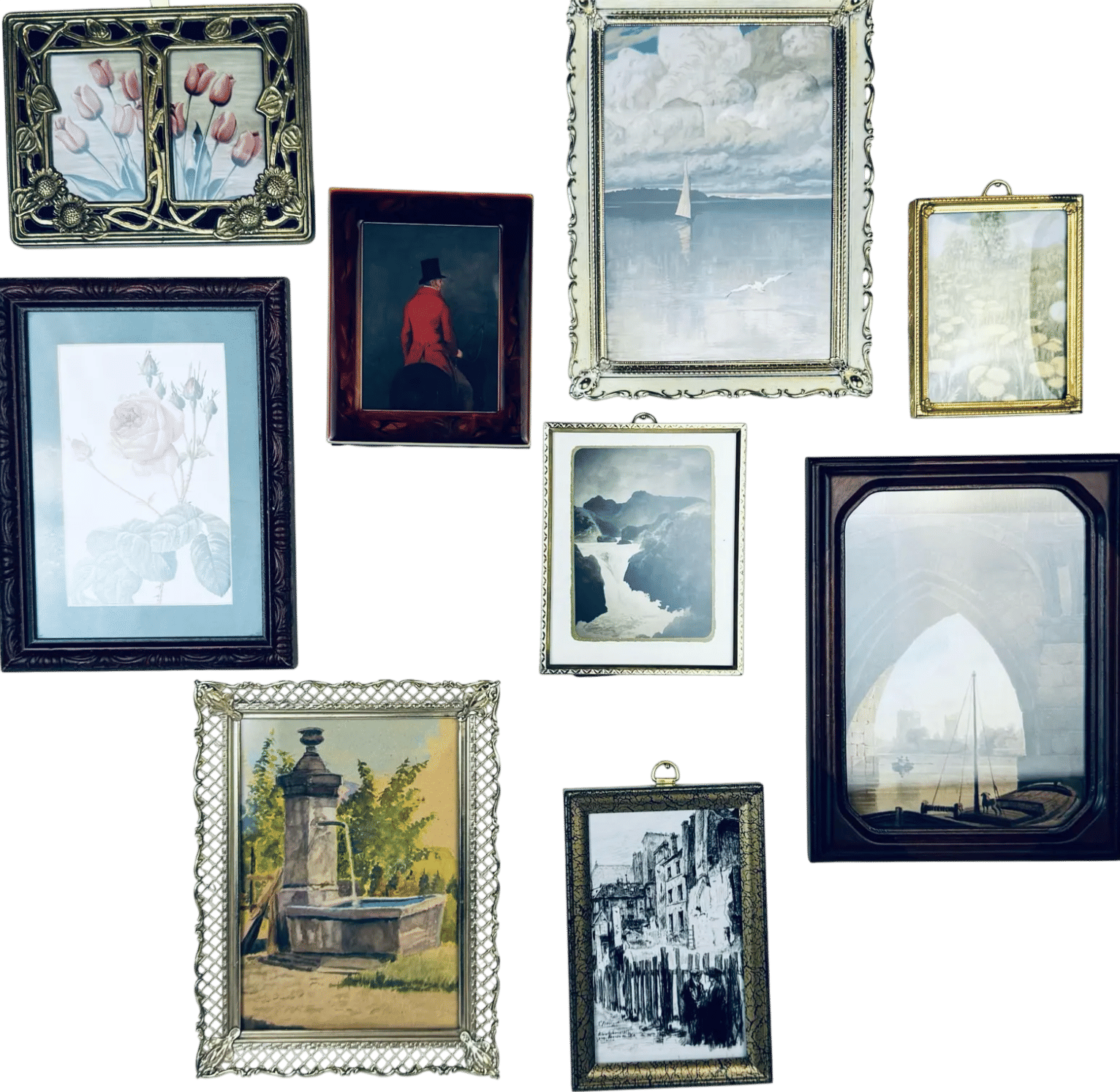 thrifted photo frame bundle