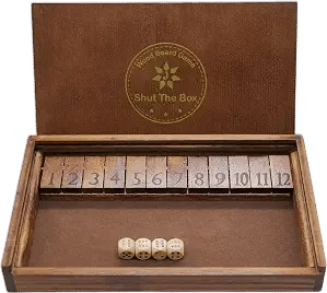 Juegoal Shut The Box Dice Game