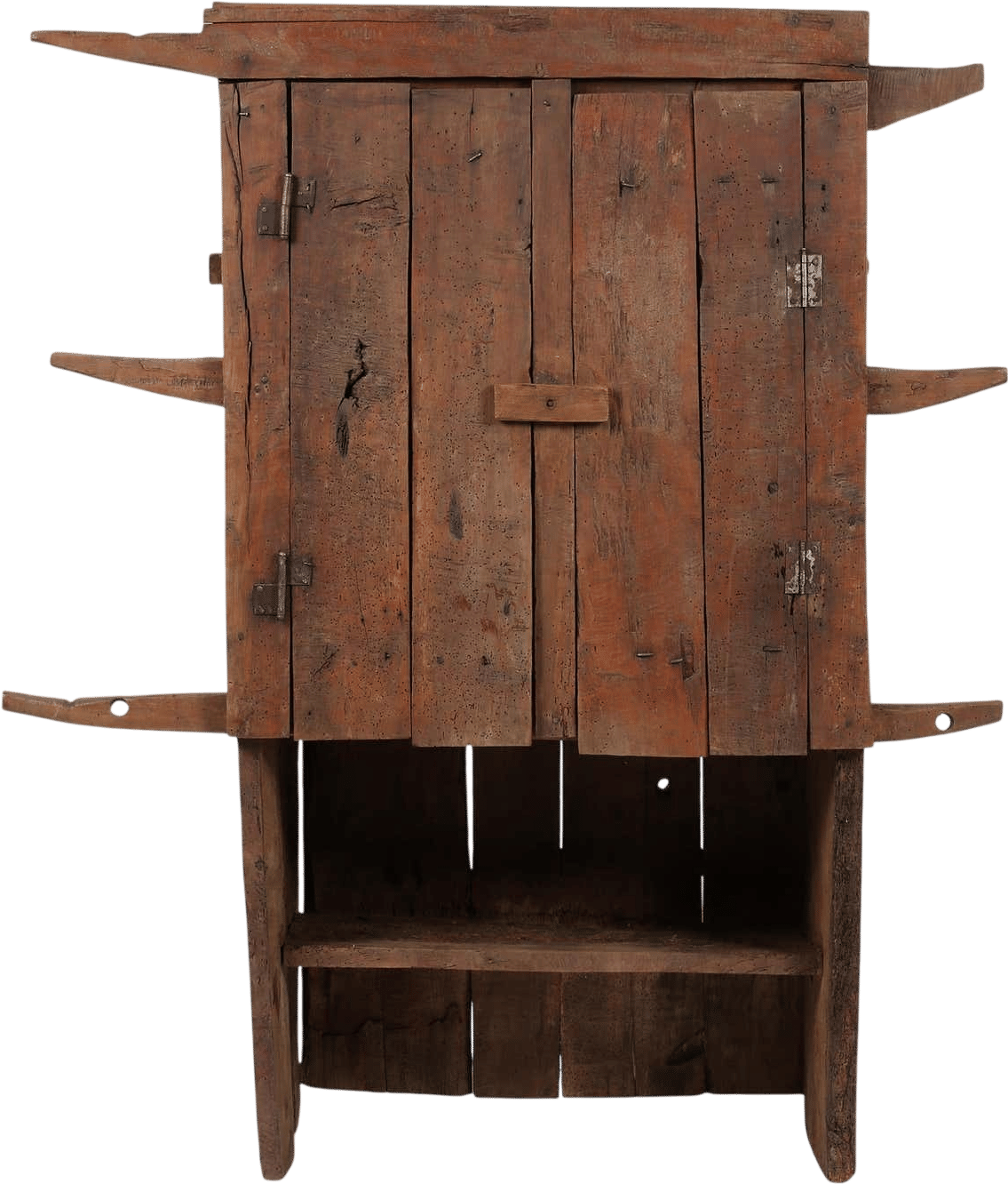 Wabi-Sabi 18th Century Primitive Carpathian Mountain Cupboard