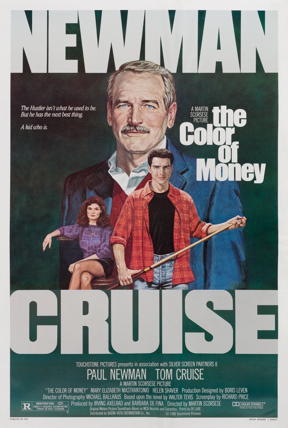 The Color of Money (1986) One Sheet