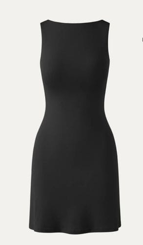 Cooling Open Back Bandless Bra Mini Dress