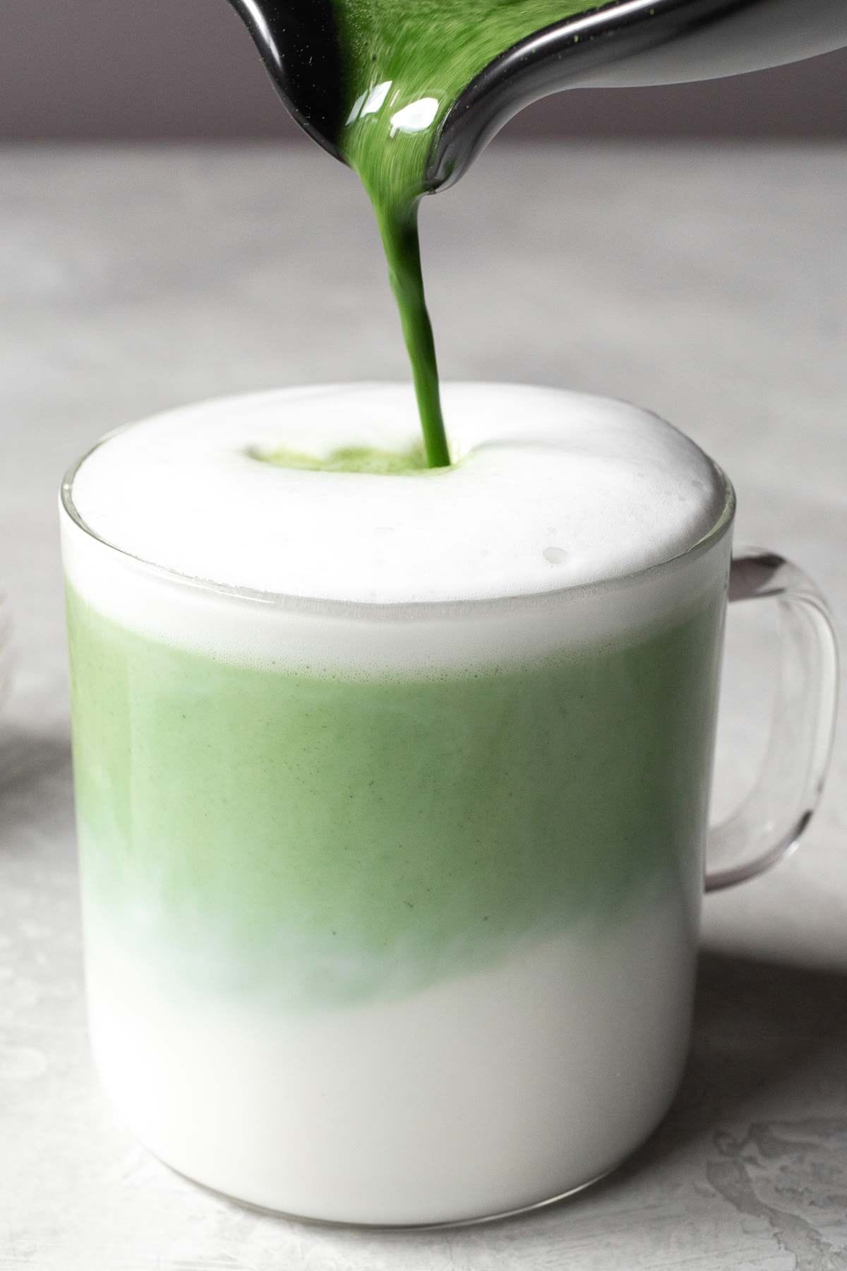 Matcha lattes