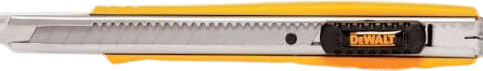 DeWalt DWHT10037 9mm 13-Cuttng Points Heavy-Duty Single Blade Snap-Off Knife