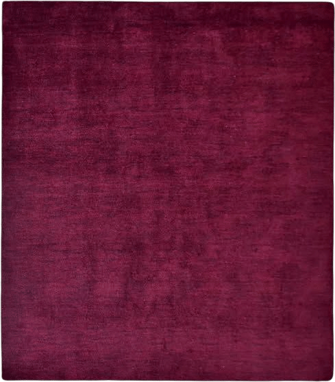 Dark Red Wool/Silk Rug 10 x 10