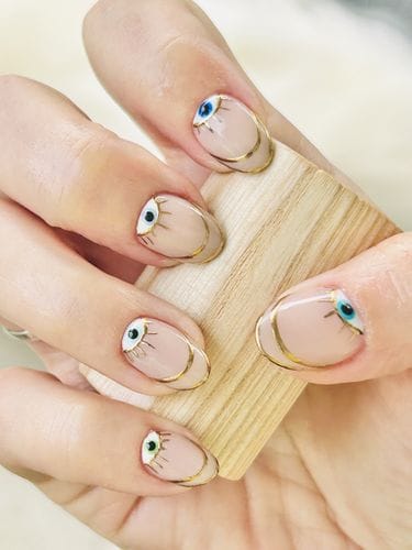 Evil Eye Manicure