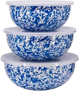 Splatter Covered Multi-Purpose Bowl Set