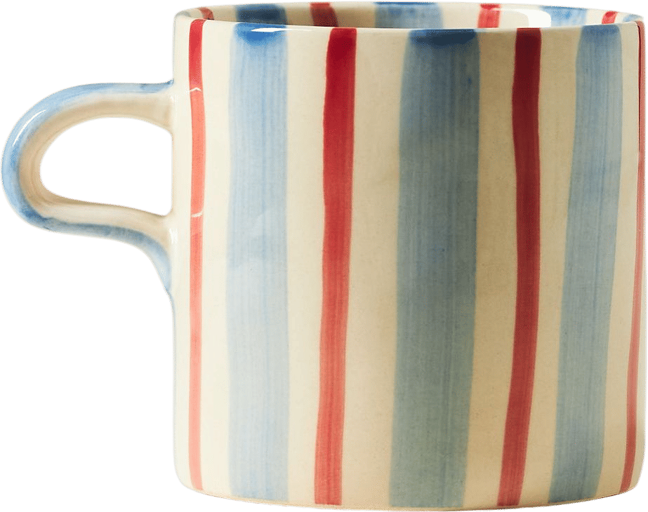 Anthropologie Daily Stripe Mug