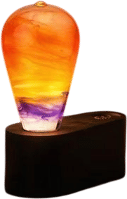 Swirl Glass Table Lamp