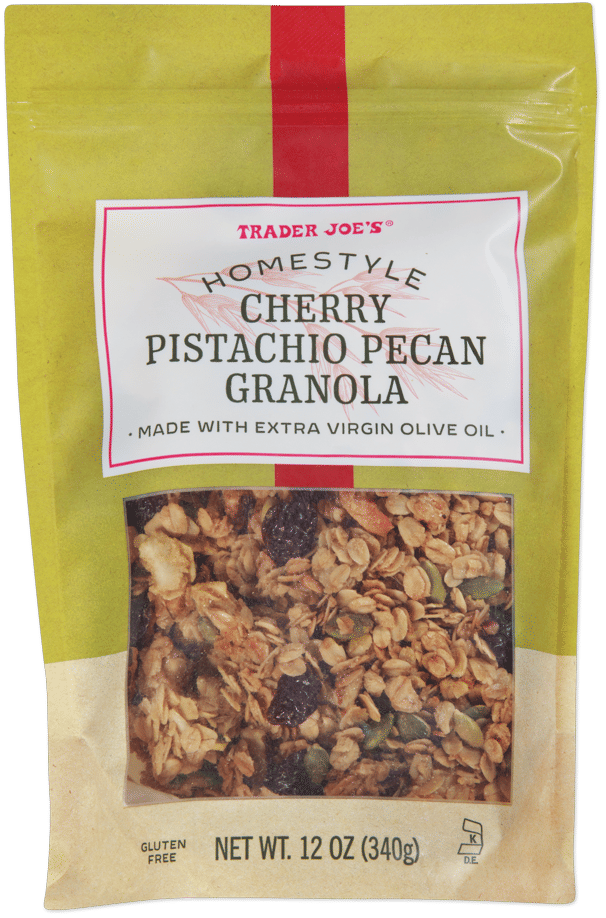 trader joes homestyle cherry pistachio pecan granola