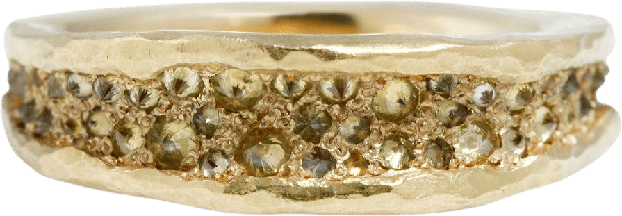 TAP By Todd Pownell Yellow Diamond Concave Ring